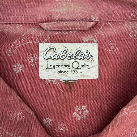Cabela's Rust Paisley Button-Down Jacket - Picture 2 of 5